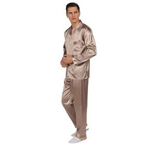 NEW Mens Silky Satin Sleepware